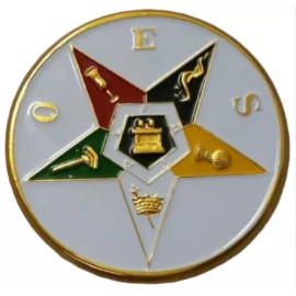 Order of Eastern Star OES Car Emblem