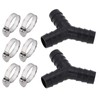 SG Store 2 Sets Drain Hose Y Piece Connectors 16
