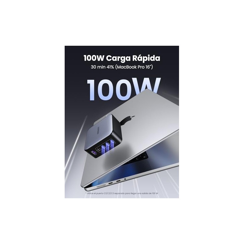 UGREEN Nexode X5 100W Cargador 5 Puertos 4 USB C