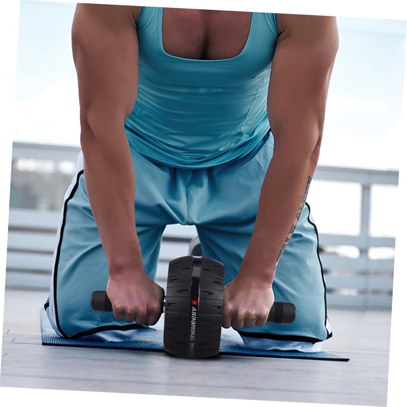 Totority Ab Roller Wheel with Knee Pad Ergonomic Ab Exercise