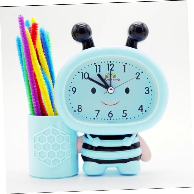 CORHAD 1Pc Bee Shaped Digital Alarm Clock Desktop Holder with