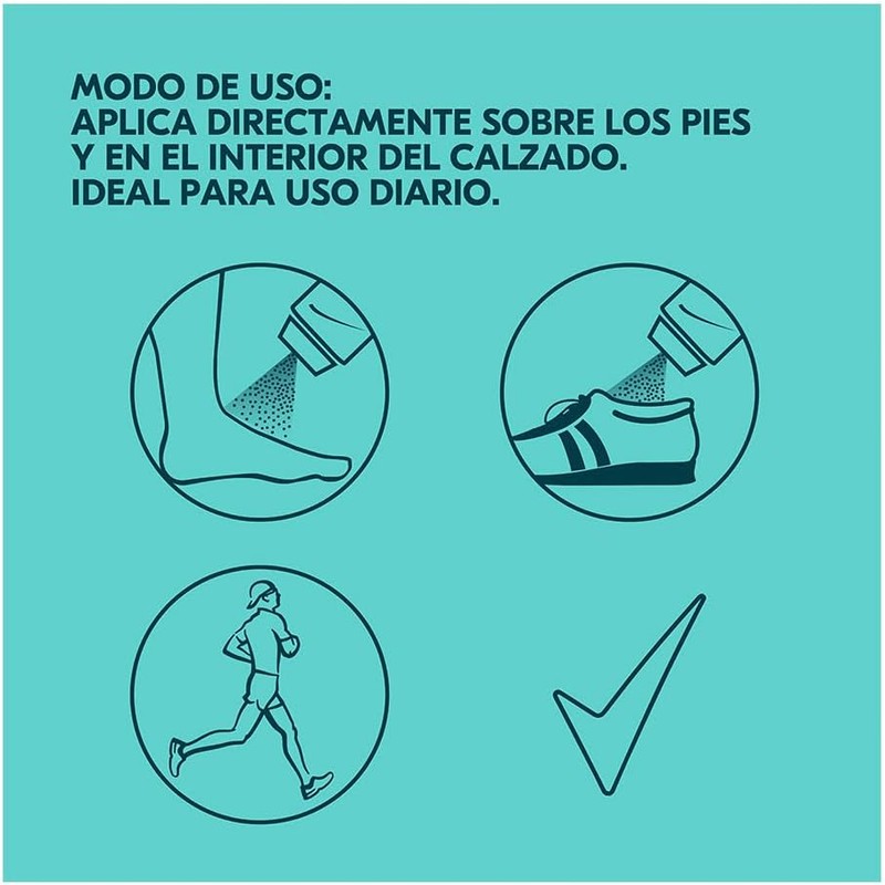 Talco Desodorante para Pies REXONA Efficient Fresh, 200 g