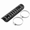 Universal Motorcycle Hole Heat Shield Straight Exhaust Pipe Cover Guard