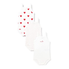 Petit Bateau Baby Girls' Bodysuit (Pack of 3), Variant 1