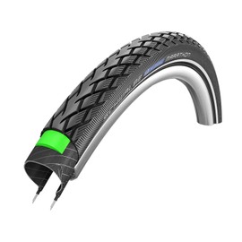 Schwalbe - Marathon Ebike and Touring Wire Clincher Bike Tire | 700 x 38 | Performance Line | Black/Reflective