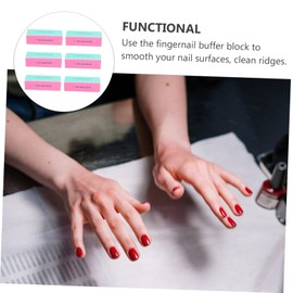 Healeved 18pcs Sided Nail Buffer Blocks for Manicure Care Nail Polisher and File for Women Lightweight Washable for Smoothing and Polishing