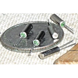 ECS 5 NEW ECS .327-12.5-13X 32.768 KHz STANDARD RADIAL PCB TUNING FORK CRYSTAL USA