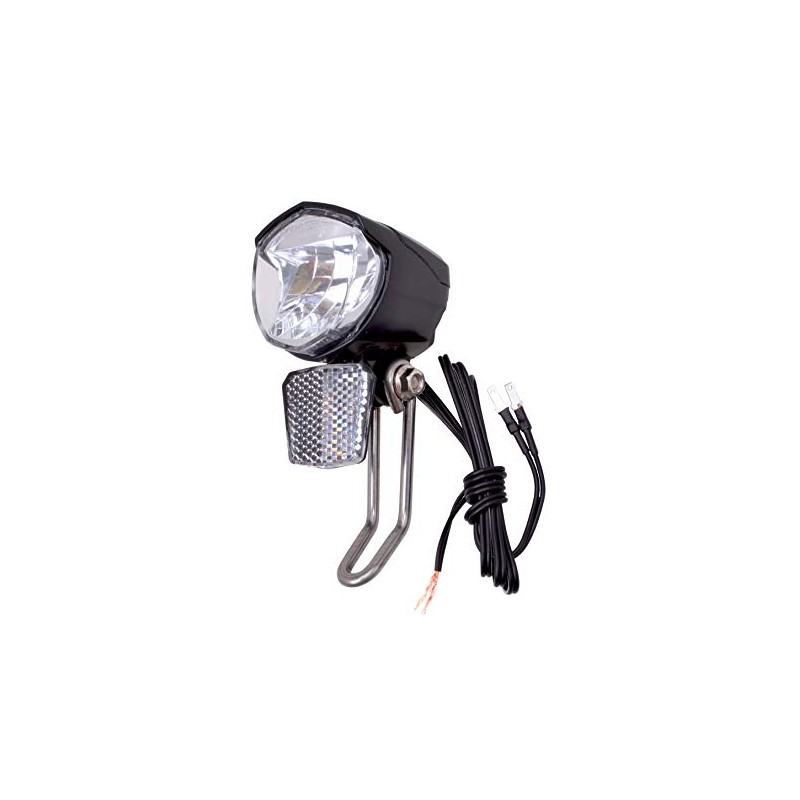LED Headlight for Connection to Dynamos 70 LUX - Bicycle