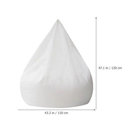 ABOOFAN Inner Liners for Bean Bag Chair Cover 100X120CM Seat Lazy Sofa Bean Bag Replacement Cover with Zipper No Filler
