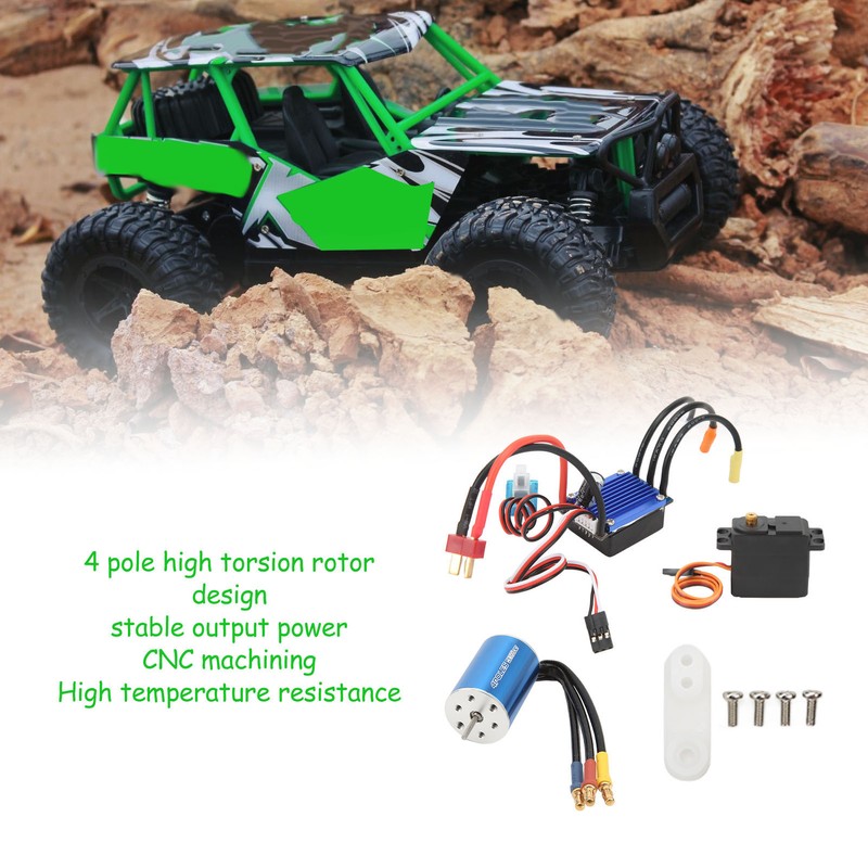 2435 4800KV Brushless Motor 25A ESC 2.2kg Servo RC Brushless