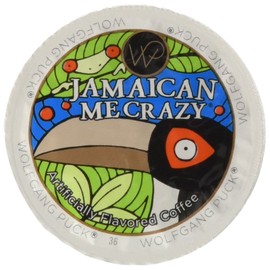 Wolfgang Puck Jamaican Me Crazy Flavored Coffee Single Serve Cups for Keurig, 24 Count (Pack of 2)