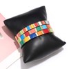 ANGLESJELL 3PCS Rainbow Tile Bracelets for Women (Style A)