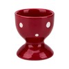 2 Pack Polka Dot Egg Cups, Ceramic Egg Holders for
