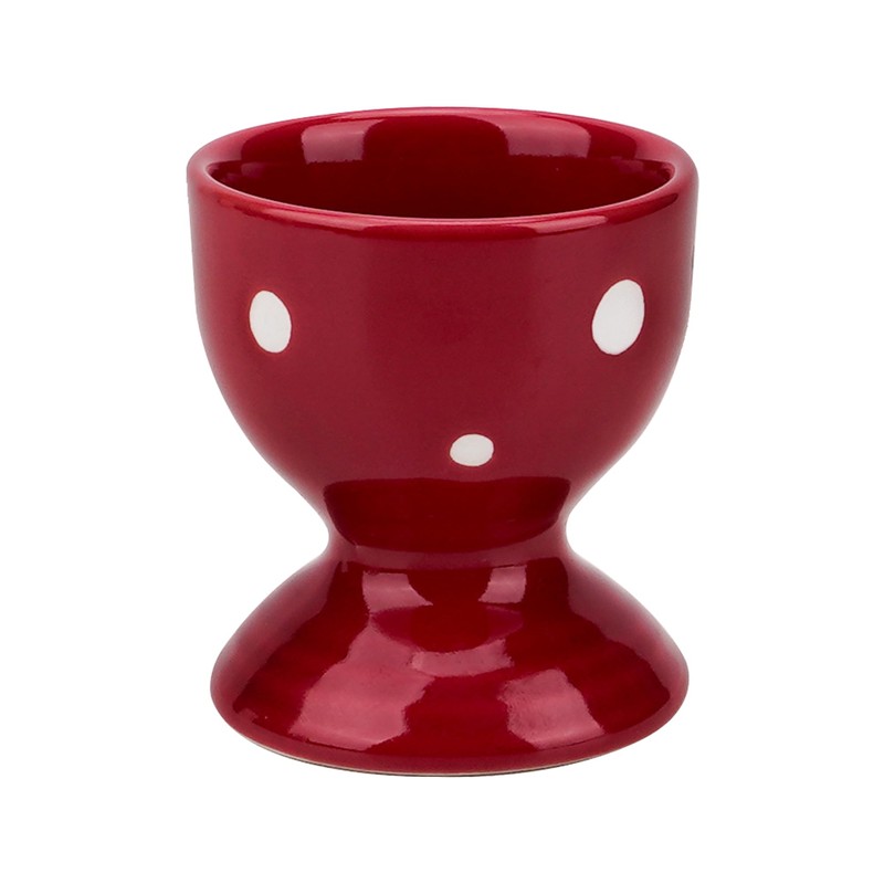 2 Pack Polka Dot Egg Cups, Ceramic Egg Holders for