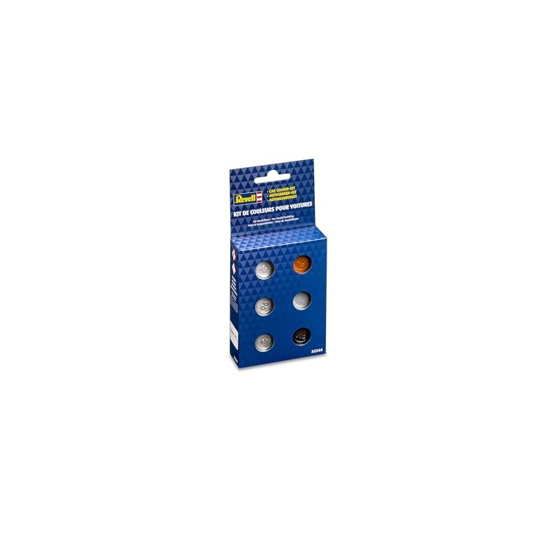 Revell 32344 32344-Autombile Colour Set 2, 6X Enamel Paints, Beige,