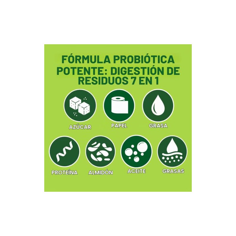 Green Gobbler - Paquetes de tratamiento de tanques sépticos, suministro