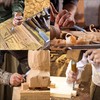 10 Pieces Wood Chisel Set, 1/4"~2" Woodworking Chisel Kit with