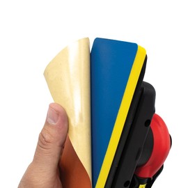 LAUCO Premium 320 Grit Ceramic Grain PSA Self-Adhesive Sanding Roll Each 2.75" x 25 Yard - Self Adhesive Sticky Back Continuous Longboard Sandpaper for Automotive and Woodworking