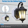 EQUIJUANCE Vinyl Siding Mounting Blocks,Vinyl siding Outlet Box,Outdoor Light mounting