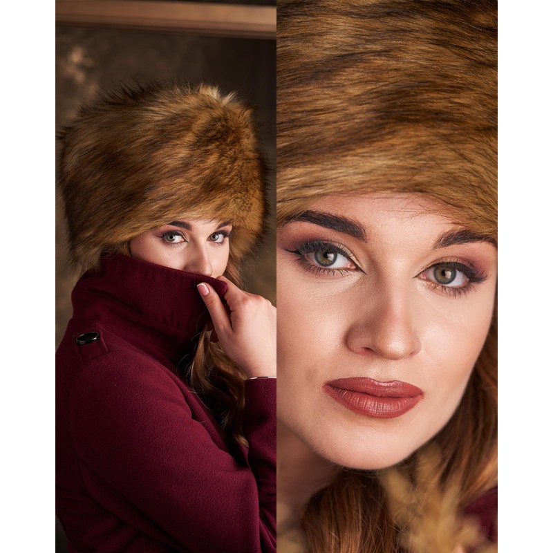 Futrzane Classic Cossack Hat – Fur Hat Women's Winter –