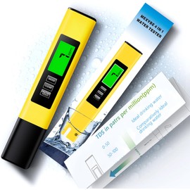 MEXYBE 2024 All-New 4 in 1 Tds Meter Digital Water Tester - Accurate and Reliable TDS EC & Temp(C,F) Meter - 0-9990ppm - Professional Testing for Drinking Water, RO/DI System, Aquariums etc