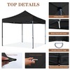 SCOCANOPY Commercial 8x8 Canopy Replacement Canopy Top,Canopy Cover ONLY (Black)