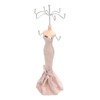 Mannequin Ring Hanging Tower Long Bodycon Dress Strapless Mannequin Earring