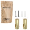 smartect Aluminium Wall and Ceiling Pins for Fixing Textile Cables,