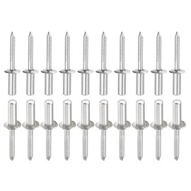 DTGN 6.4mm x 20mm (DXL) Blind Rivets - 25Pack - Good for Machinery Joining - 304 Stainless Steel Dome Closed End Rivet