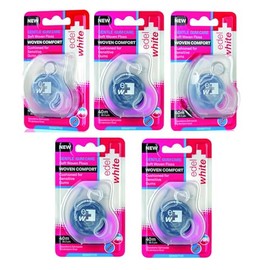 Gentle Gum Care Soft Woven Dental Floss, Minty Cinnamon Flavored Dental Floss | Woven Cushioned Comfort Floss for Sensitive Gums | Expanding & Cushioned Flossing - 131ft Total Length (5 Pack)