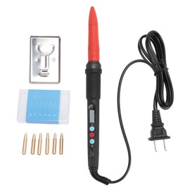 Soldering Iron Kit 60W with M2 M2.5 M3 M4 M5 M6 Tips Digital Soldering Iron Heat Set for 3D Printing US Plug AC 100‑240V