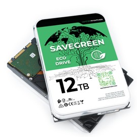 Water Panther SaveGreen Eco Series 12TB 7.2K RPM SATA 6Gb/s 512e CMR HDD (Renewed)
