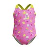 Speedo Print Crossback One Piece Costume da Bagno per Bambina,