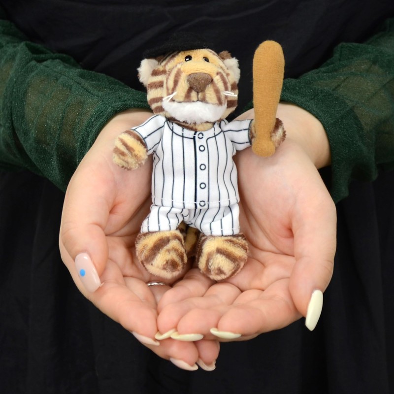Niki Keychain, Tiger/Baseball, 3.9 inches (10 cm), Kids