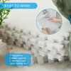 jackfru Plush Crawling Mat, 10Pcs Interlocking EVA Foam Floor Tiles,