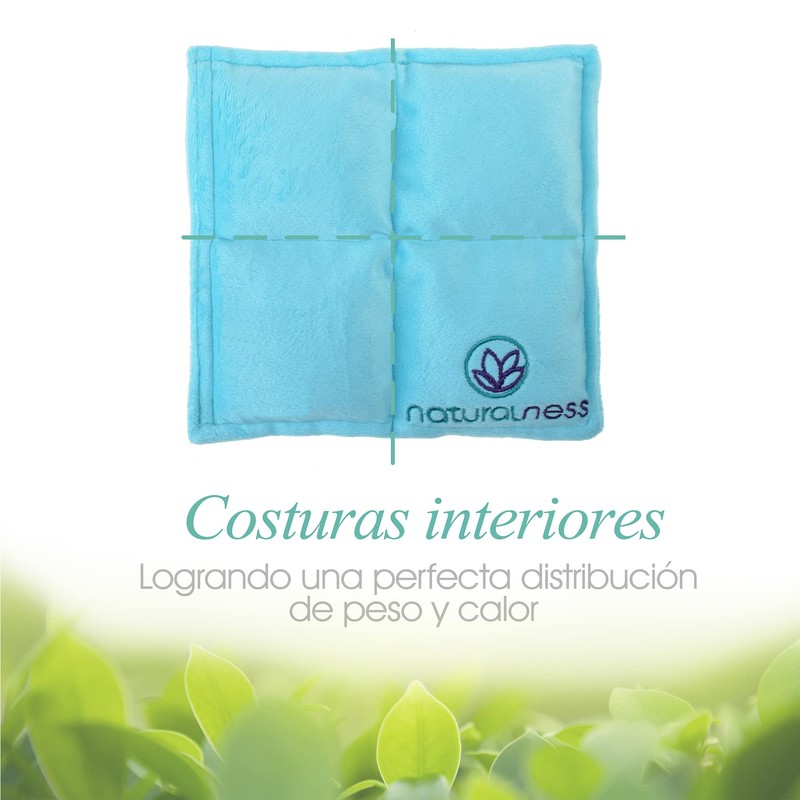 Paquete Compresa para Bebé Azul- Elaborada con Semillas y Plantas