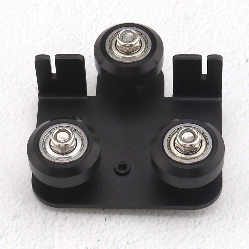 Create idea 3D Printer Back Support Plate with Pulley for