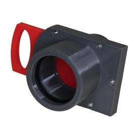 Air Gate Valve | Blastgate DN 50 with Sleeve - Workshop Extraction System | Air Regulation | Chip Extraction | Exhaust Air Barrier Valve | Dust Collector | Air Purifier