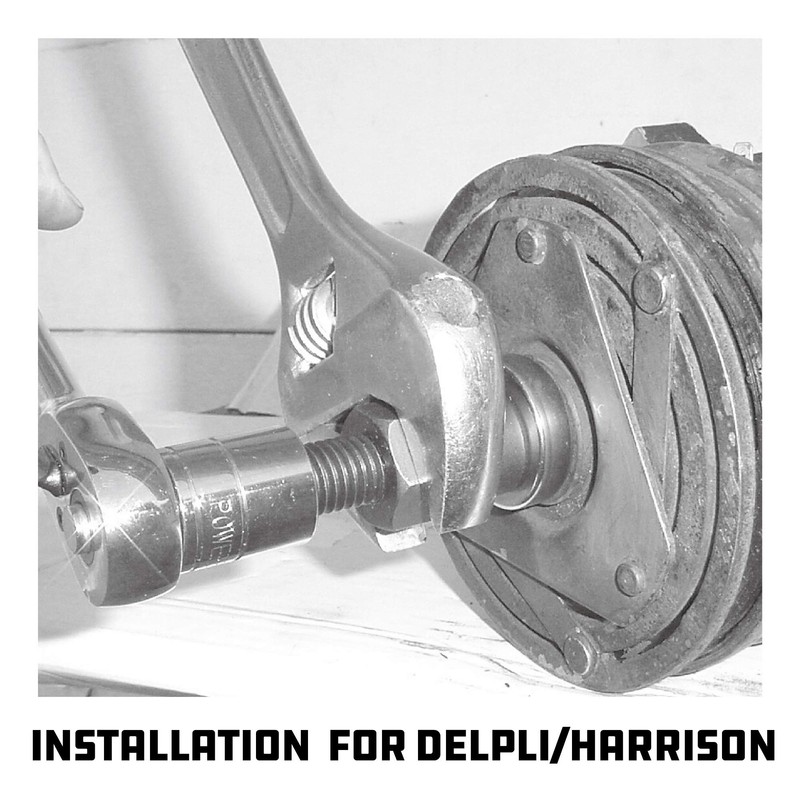 Powerbuilt Air Conditioning Clutch Remove and Install Tool kit, AC