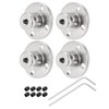 sourcing map Flange Coupling Connectors Shaft Axis Fittings 3 mm