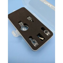 Generic Glide, Ruler, Open Toe, Trapunto Foot Set for Juki TL-2200QVP Long Arm