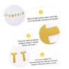 jojofuny 1set Thanksgiving Little Pumpkin Banner Glittery Bunting Photo Prop