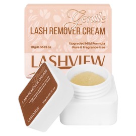 LASHVIEW Eyelash Extension Remover Cream, Gentle Eyelash Glue Remover Low Irritation for Sensitive Skin 10g