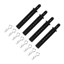 Panv Car Body Post Bracket Sturdy Plastic Pillar Leveling Bracket for Car with R Pin for 1/10 RC Car