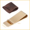 Set of 2 Leather Clips, Leather Pen Holder for Daily