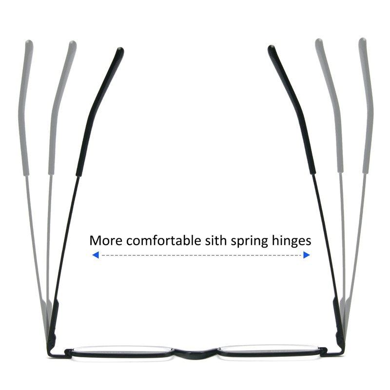 MMOWW Ultra Small Reading Glasses For Men Women Slim Pocket