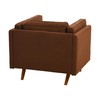 Creative Co-Op Atley High Sided Armchair Sofas, Vintage Brown