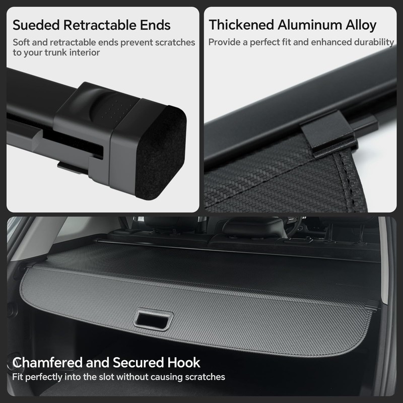 Blycorul Trunk Cargo Cover for Chevy Equinox GMC Terrain 2025