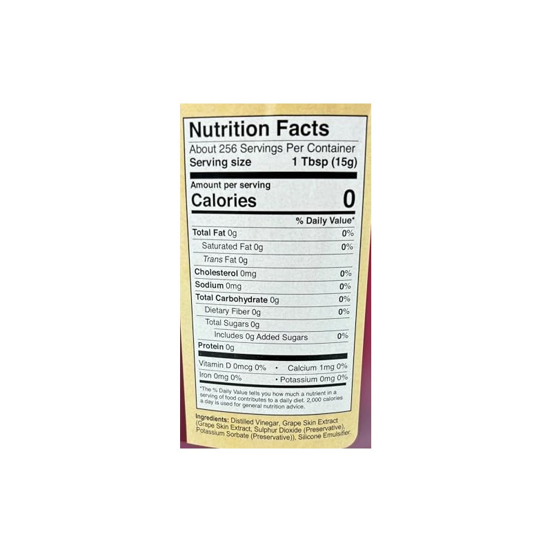 Chefs Quality Red Vinegar | 5% Acidity | Made in