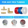 GUOFIS 10 Pack PEX Fittings,Pex 1/2"x 3/4" Male Threaded NPT